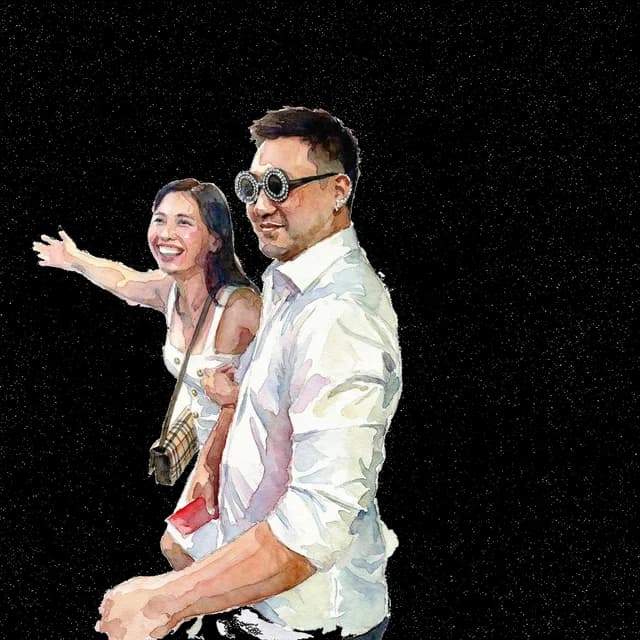 Renny and Pius looking fabulous